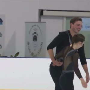 Daria Danilova / Michel Tsiba, season 2023-2024, SP Lombardia Trophy