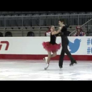 Marjorie Lajoie & Zachary Lagha, season 2014-2015. Novice Dance, Canadian Championships
