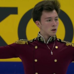 2017 18 Rostelecom Cup Aliev, Dmitri SP RUS OLY