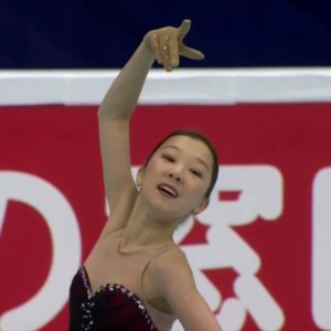2017 18 Rostelecom Cup Tursynbaeva, Elizabet SP KAZ OLY