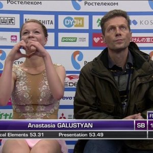 Anastasia Galustyan - FP - Rostelecom Cup - 21 oct. 2017 - HD1080p 50fps