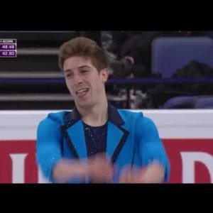 World Figure Skating Championships / Moris Kvitelashvili / short program / 2017