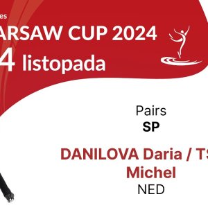 Daria Danilova and Michel Tsiba, Season 2024-2025, SP, Warsaw Cup