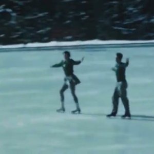 Micheline Lannoy and Pierre Baugniet - 1948 Winter Olympics (Practice Footage)