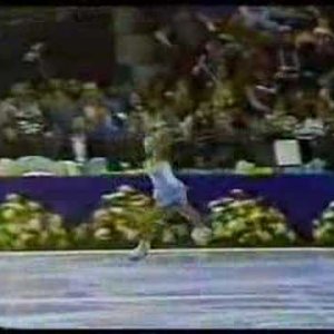 Denise Biellmann Exhibition at 1980 Olympic Games