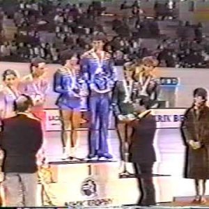 Medal Ceremony, Pairs Event - 1981 NHK Trophy