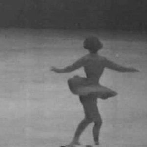Tenley Albright 1954 US Nationals filmed by Howard Craker