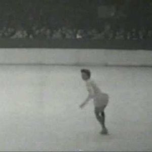 Tenley Albright 1956 US Nationals filmed by Howard Craker