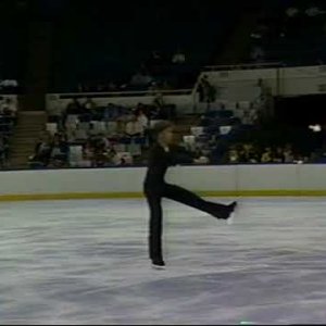 1986 US National Championships - Junior Mens Free Skate - Erik Larson