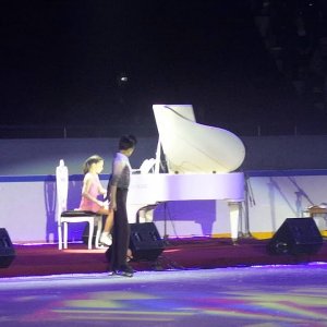Petr Gumennik with Sofia Samodurova - Alexei Mishin 75th Birthday Show SPb 2016