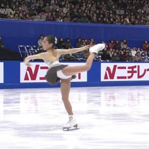 Satoko Miyahara - Japanese Nationals (senior) 2012 SP (Japanese commentary)