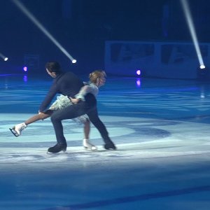 Tatiana Totmianina and Maxim Marinin at the Averbukh show "Together and Forever", 07.03.2018