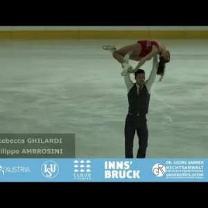 Rebecca Ghilardi & Filippo Ambrosini - 2018 Inge Solar Memorial-Alpen Trophy FS