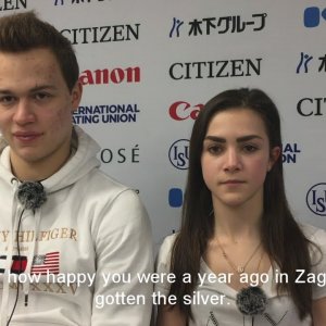 Apollinariia Panfilova & Dmitry Rylov - 2020 Junior World Championships Interview