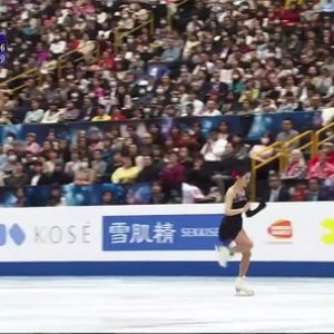 Satoko Miyahara - World Figure Skating Championships 2019 FS (SBS Australia, English commentary)