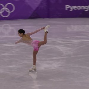 Satoko Miyahara - OIympic Team Event 2018 SP (Rinkside Video 4K)