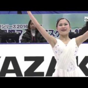Satoko Miyahara - NHK Trophy 2016 FS (Russian commentary)