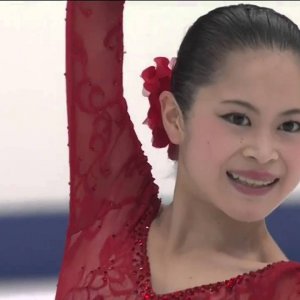 Satoko Miyahara - NHK Trophy 2015 SP (Russian commentary)