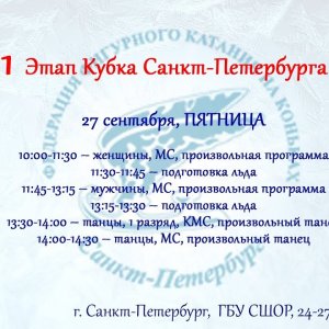 1st Stage of Saint Petersburg Cup 2019 - FD