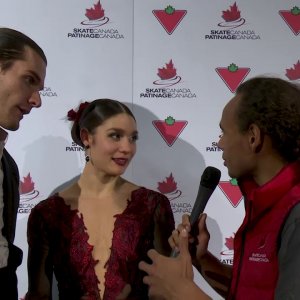 Laurence Fournier Beaudry & Nikolaj Sørensen - 2019 Interview at Canadian Nationals