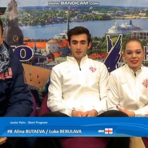 Alina Butaeva & Luka Berulava - 2019 Volvo Cup SP
