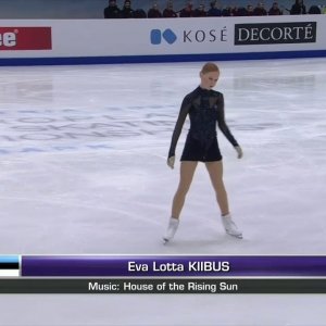 Eva-Lotta Kiibus - 2020 European Championships - SP