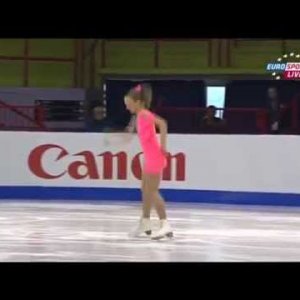 Gerli Liinamäe - 2013 World Junior Championships - SP
