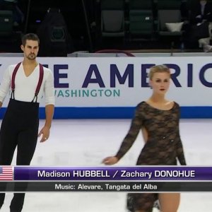 Madison Hubbell & Zachary Donohue - 2018 Skate America Free Dance