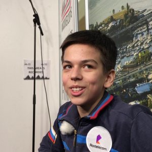 Petr Gumennik - JGPF 2018 Vancouver Interview (in Russian)