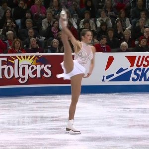 Alissa Czisny - US Nationals 2012 FS (J Sports 4 Live Stream, no commentary)