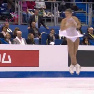Alissa Czisny - World Figure Skating Championships 2012 FS (Rai Sport 1, Italian commentary)