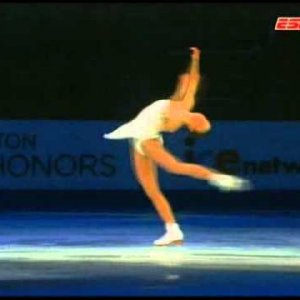 Alissa Czisny - US Nationals 2012 Exhibition - Moon River (ESPN, Chinese commentary)