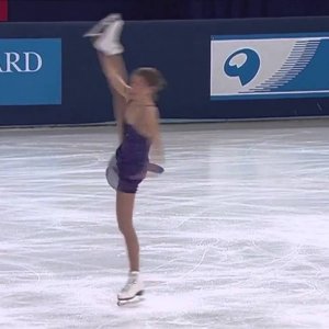 Alissa Czisny - Trophée Éric Bompard 2011 FS (Eurosport, Dutch commentary)