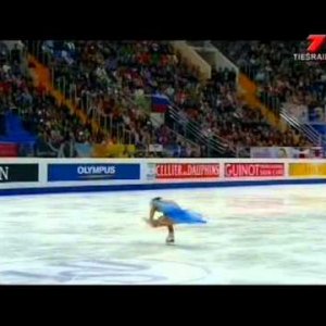 Alissa Czisny - World Figure Skating Championships 2011 FS (Tiesraide, Latvian commentary))