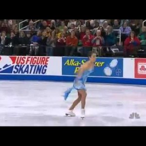 Alissa Czisny - US Nationals 2011 FS + Interview (NBC, English commentary)