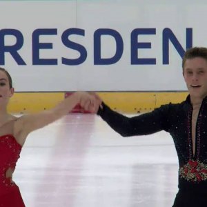 Evelyn Walsh & Trennt Michaud - 2016 JGP Dresden SP