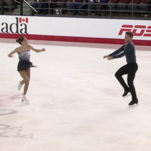 Evelyn Walsh & Trennt Michaud - 2017 Canadian Junior Nationals FS
