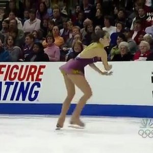Alissa Czisny - US Nationals 2009 FS + Interview (NBC, English commentary)