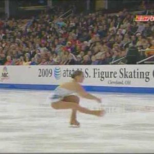 Alissa Czisny - US Nationals 2009 SP (ESPN)