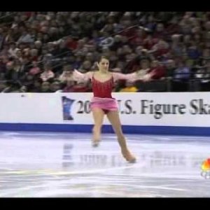 Alissa Czisny - US Nationals 2008 FS (NBC, English commentary)