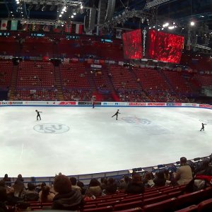 Mikhail Kolyada LP Practice, Worlds 2018, 24/03/18, whole-rink view