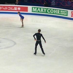 MIKHAIL KOLYADA WARM-UP BEFORE FS - WORLD FIGURE SKATING CHAMPIONSHIPS 2018 - MEN FREE