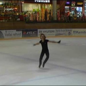 Artur Gachinski - International figure skating school of Alexei Mishin. Estonia, Tartu, 2011 July 9, Ex 2