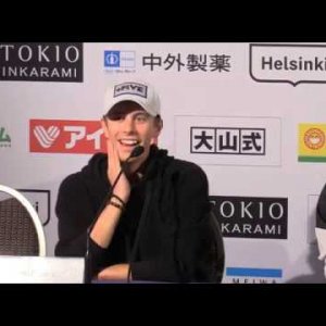 Boyang Jin - 2018 GP Helsinki - SP Press Conference