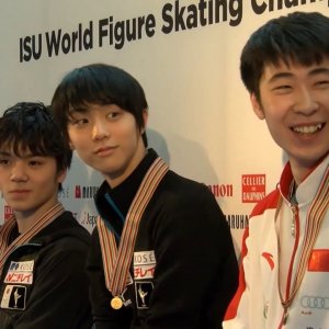 Boyang Jin - 2017 World Championship - Small Medal Ceremony