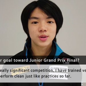 Jun-hwan Cha - 2016 JGPF - Pre Competion Interview