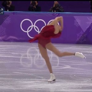 Carolina Kostner - Winter Olympic Games PyeongChang 2018 SP (NBC, English commentary)