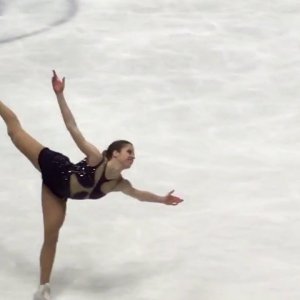 Carolina Kostner - World Figure Skating Championships 2018 FS (rinkside video)