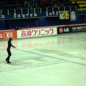 2013 Golden Spin of Zagreb - Artur Gachinski - Short program "Flamenco" Fancam
