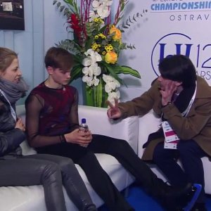Deniss Vasiljevs - EC 2017 - Green Room moment after FP